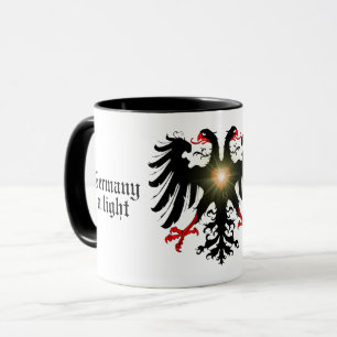 Caneca Alemanha para sempre/bandeira do império alemão