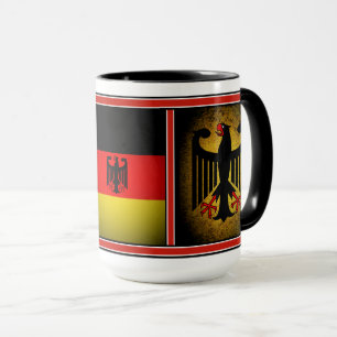 Caneca Alemão, águia negra da bandeira alemã, Alemanha