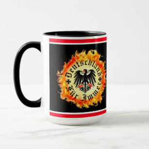 Caneca Alemão/Alemanha para sempre/águia/cruz de ferro/fo