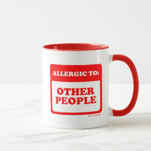 Caneca Alergia A Outras Pessoas