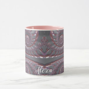 Caneca ALEXA ~ Pata Rosa 3D Zany, GLOSSY ~