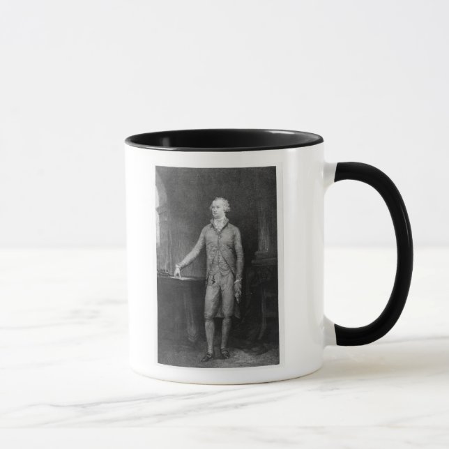 Caneca Alexander Hamilton, após a pintura de 1792 (Direita)