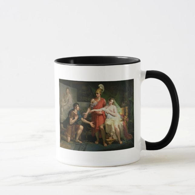 Caneca Alexander o excelente cede Campaspe (Direita)