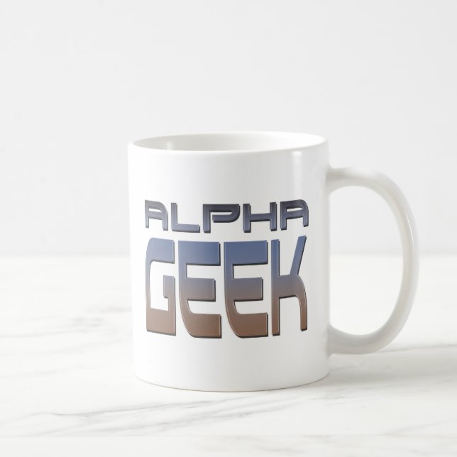 Caneca alfa do geek (Direita)
