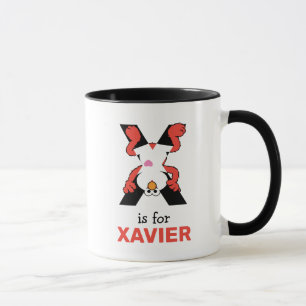 Caneca Alfabeto do Elmo   X Raio-X