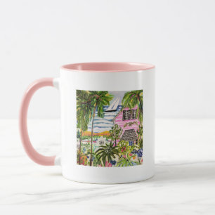 Caneca Algodão Rosa perto da Baía I
