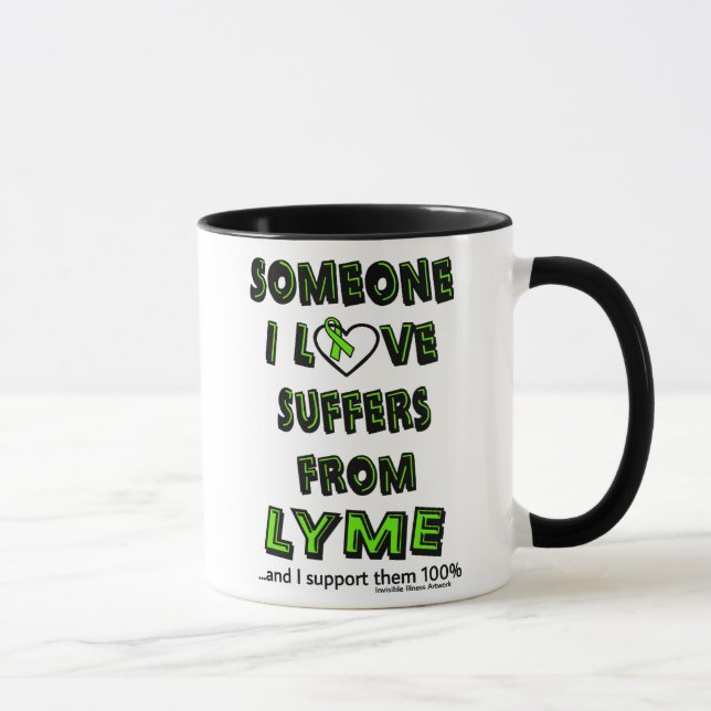 Caneca Alguém Que Eu Amo... Lyme Mug. (Direita)