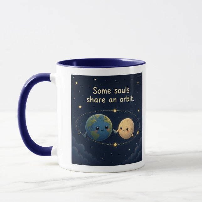 Caneca Algumas Almas Compartilham uma Órbita – Uma Conexã (Esquerda)