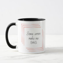 Alguns Erros de Chic Mug