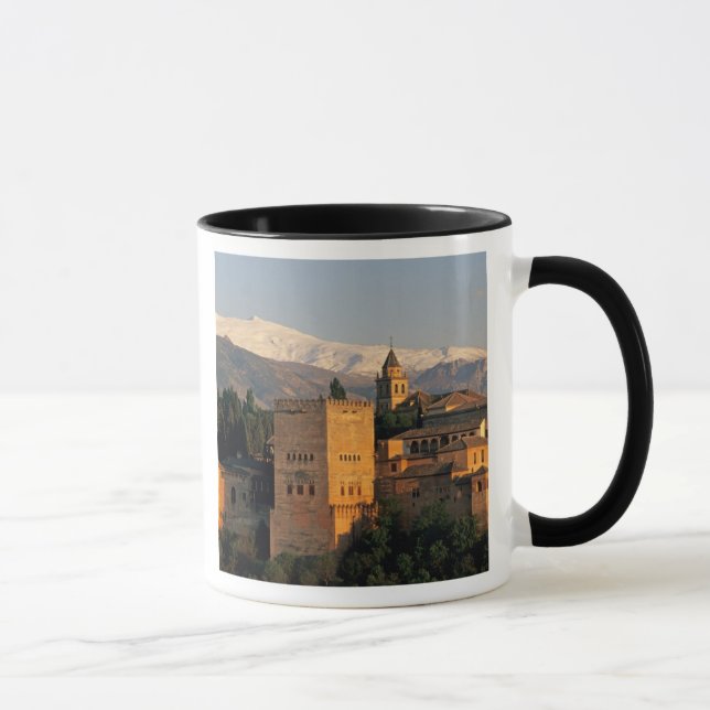 Caneca Alhambra; Granada; Andaslusia, Espanha, Serra (Direita)