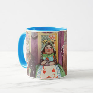 Caneca Alice dos Contos de Fadas Vintage, Rainha de Copas