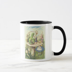 Caneca Alice encontra Caterpillar