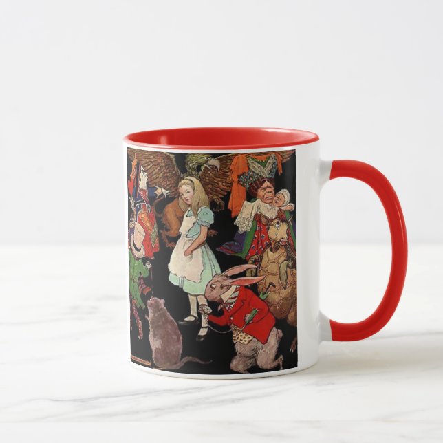 Caneca Alice in Wonderland , Jessie Willcox Smith (Direita)