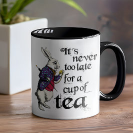 Caneca Alice In Wonderland Rabbit Novelty Tea