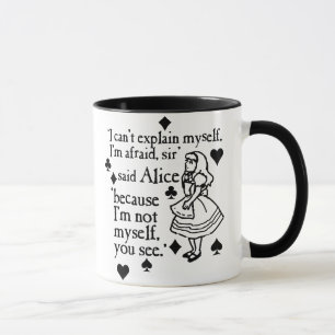 Caneca Alice Não Eu Mesmo