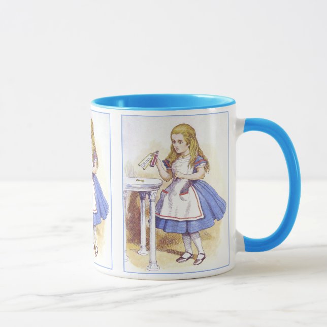 Caneca Alice no País das Maravilhas - Beba-me - Tenniel (Direita)