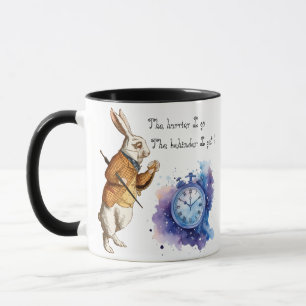 Caneca Alice - Rabbit Branco - O apressado que eu vou