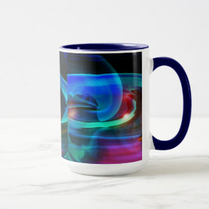 Caneca Alienígena Abstrato Invasion