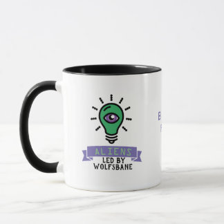 Caneca Alienígena da Equipe Scrimo