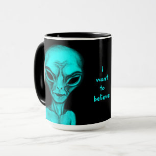 Caneca Alienígena, quero acreditar