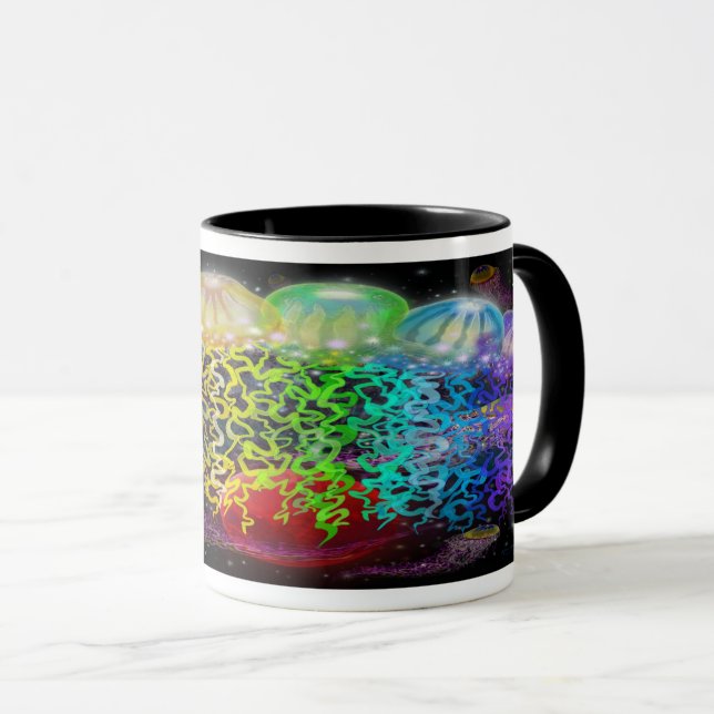 Caneca Alienígena Tentáculos (Frente Esquerda)