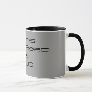 Caneca Alimentação de ajuda o MUNDO