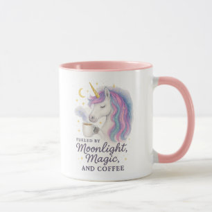 Caneca Alimentado pela Luz da Lua, Magia e Café – Místico