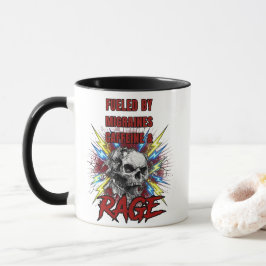 Caneca Alimentado pela Raiva Líquida Pura das Enxaquecas 