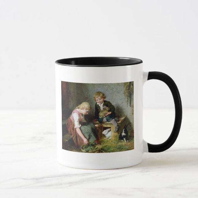 Caneca Alimentando os coelhos (Direita)