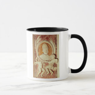 Caneca Alivio de Damasus mim em um pilaster do nave