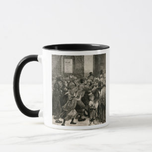 Caneca Alivio dos desempregados em Londres