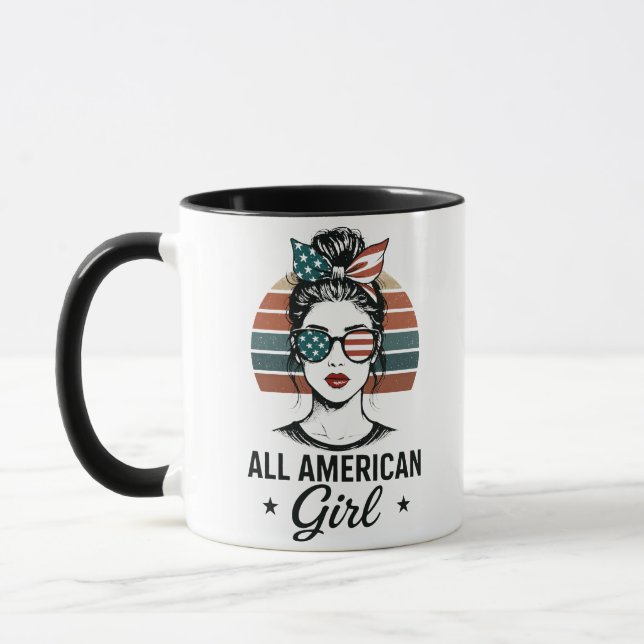 Caneca All American Girl Patriotic Mug (Esquerda)