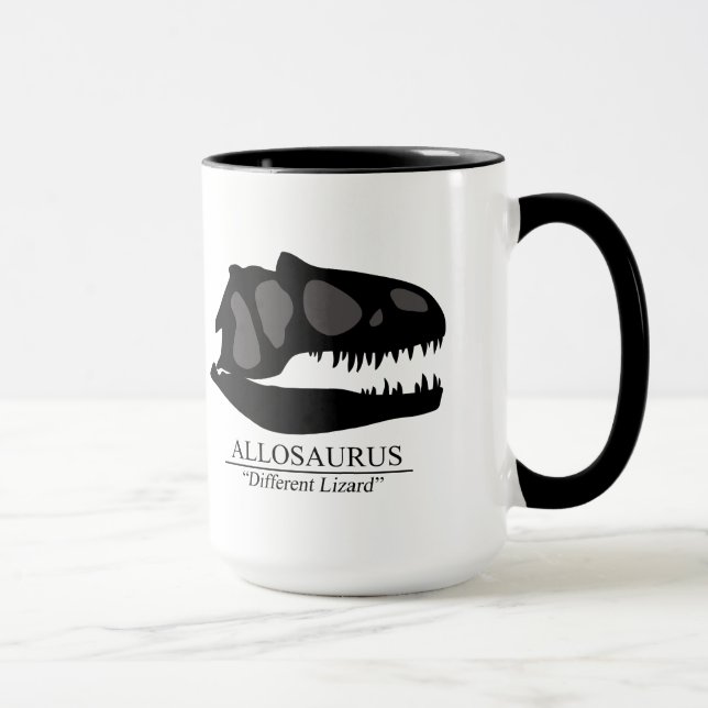 Caneca Allosaurus Skull (Direita)