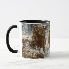 Caneca Alma das Terras Altas: Vacas Nevadas Caprichosas V