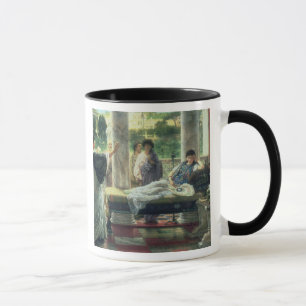 Caneca Alma-Tadema   Catullus que lê seus poemas