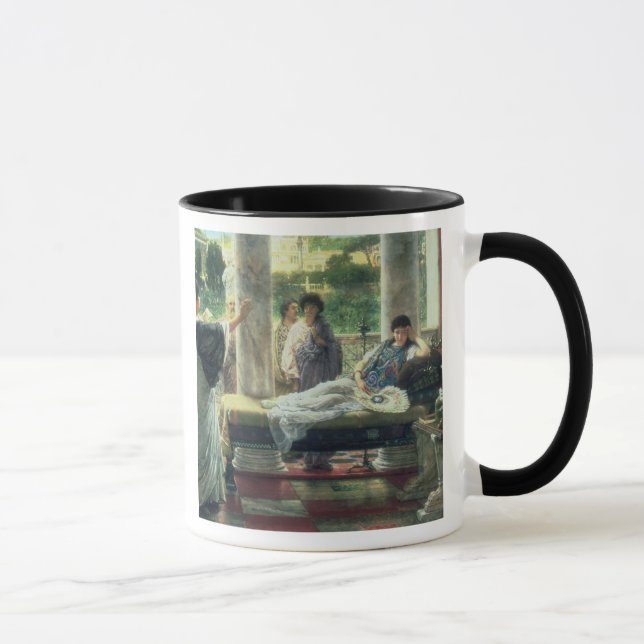 Caneca Alma-Tadema | Catullus que lê seus poemas (Direita)