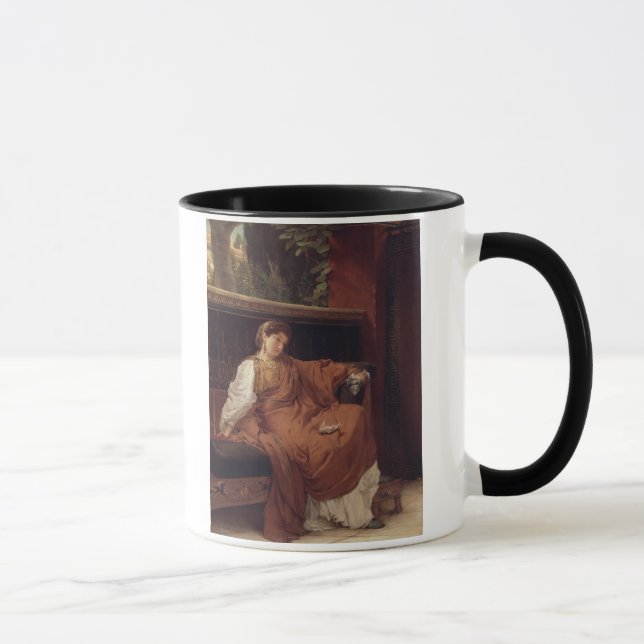 Caneca Alma-Tadema | Lesbia que Weeping sobre um pardal (Direita)