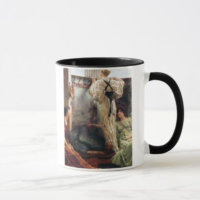 Caneca Alma-Tadema | quem é ele? , 1884 (Direita)