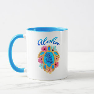 Caneca Aloha Tropical Honu Turtle