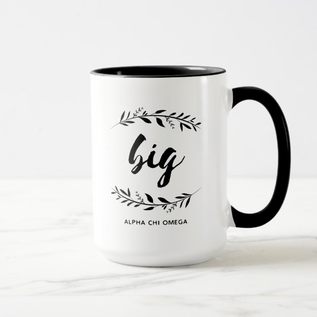 Caneca Alpha Chi Omega | Grande Coroa (Direita)