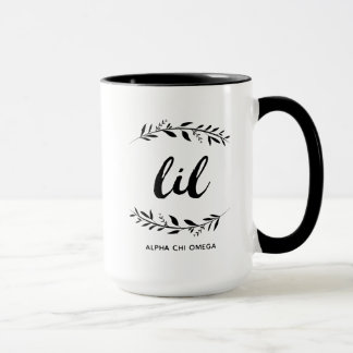 Caneca Alpha Chi Omega | Pequena Coroa