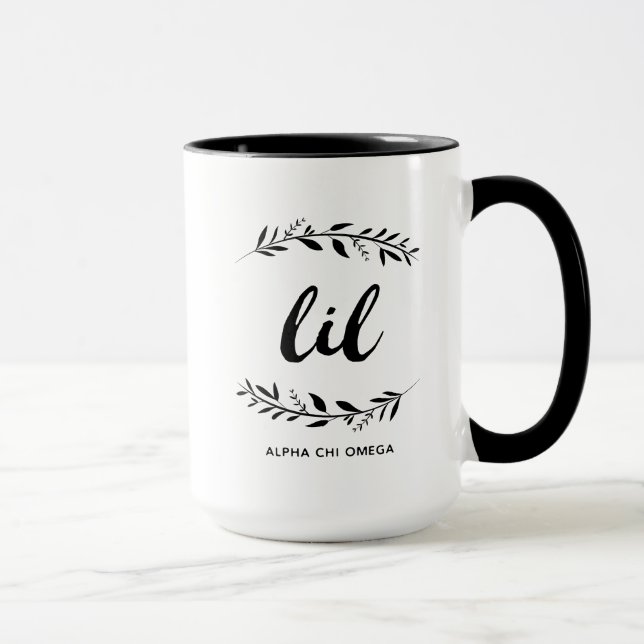 Caneca Alpha Chi Omega | Pequena Coroa (Direita)