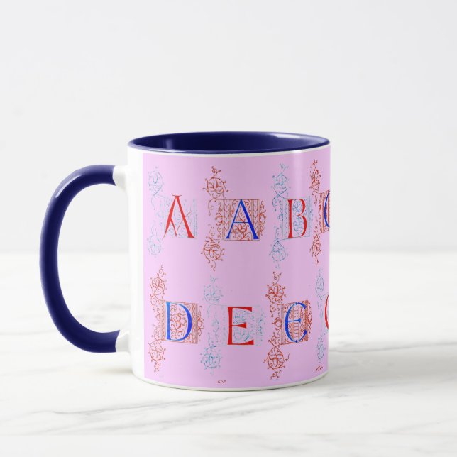 Caneca Alphabet Mug (Esquerda)