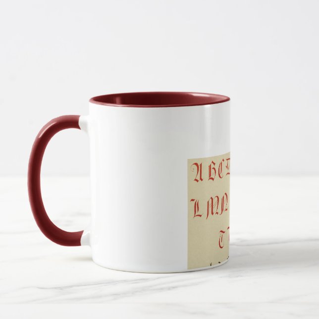 Caneca Alphabet Mug (Esquerda)