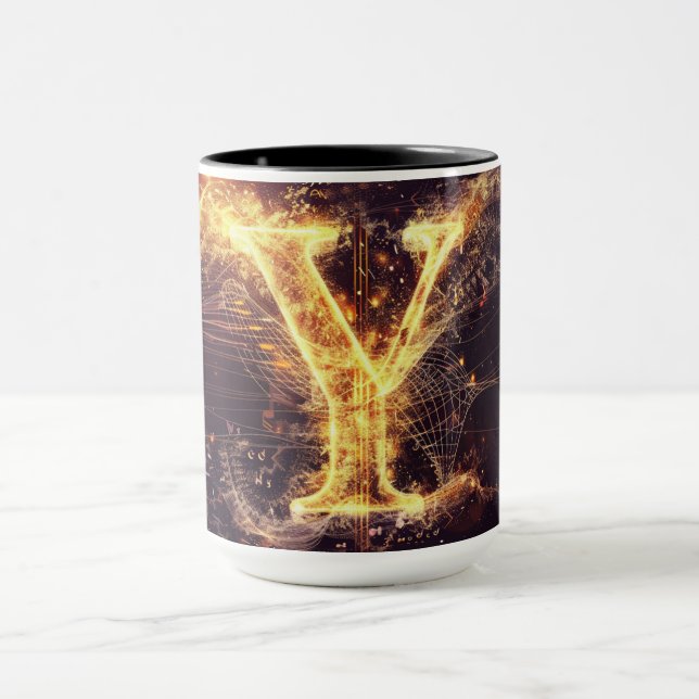 Caneca Alphabet Mug: 'Y' (Centro)