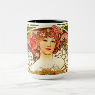 Caneca Alphonse Mucha Art Nouveau Daydre