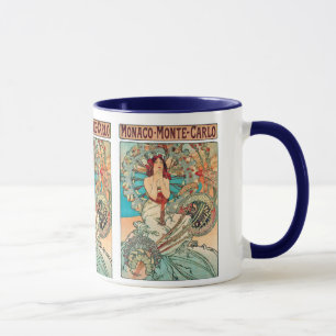 Caneca Alphonse Mucha Monaco, Monte - Carlo, 1897