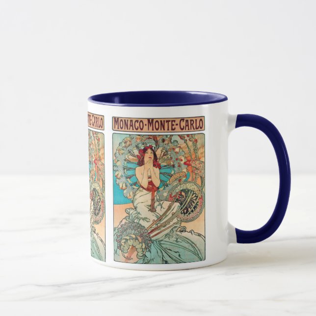 Caneca Alphonse Mucha Monaco, Monte - Carlo, 1897 (Direita)