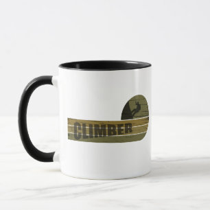 Caneca Alpinista escalador de rochas