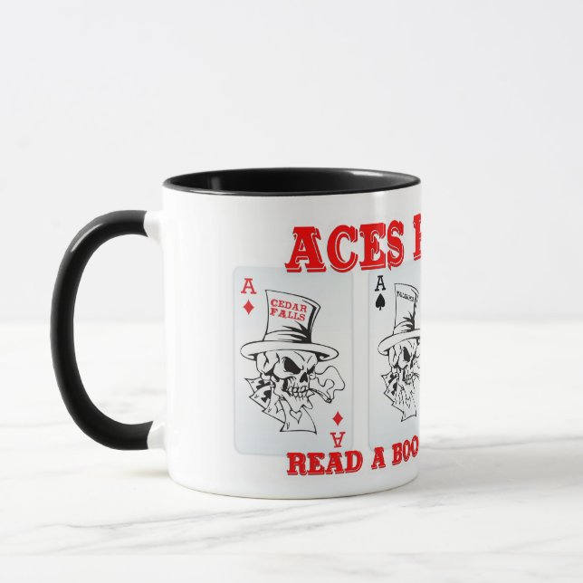 Caneca alta de MC dos áss (preto) (Esquerda)